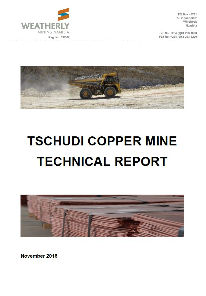 Tschudi Technical Report  November 2016